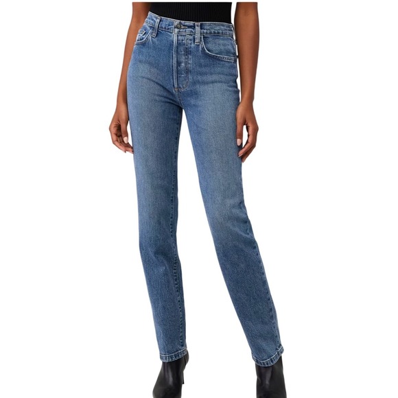 Favorite Daughter Denim - Favorite Daughter The Vivi Jeans Women 34 Blue Excellent High Rise Straight Leg